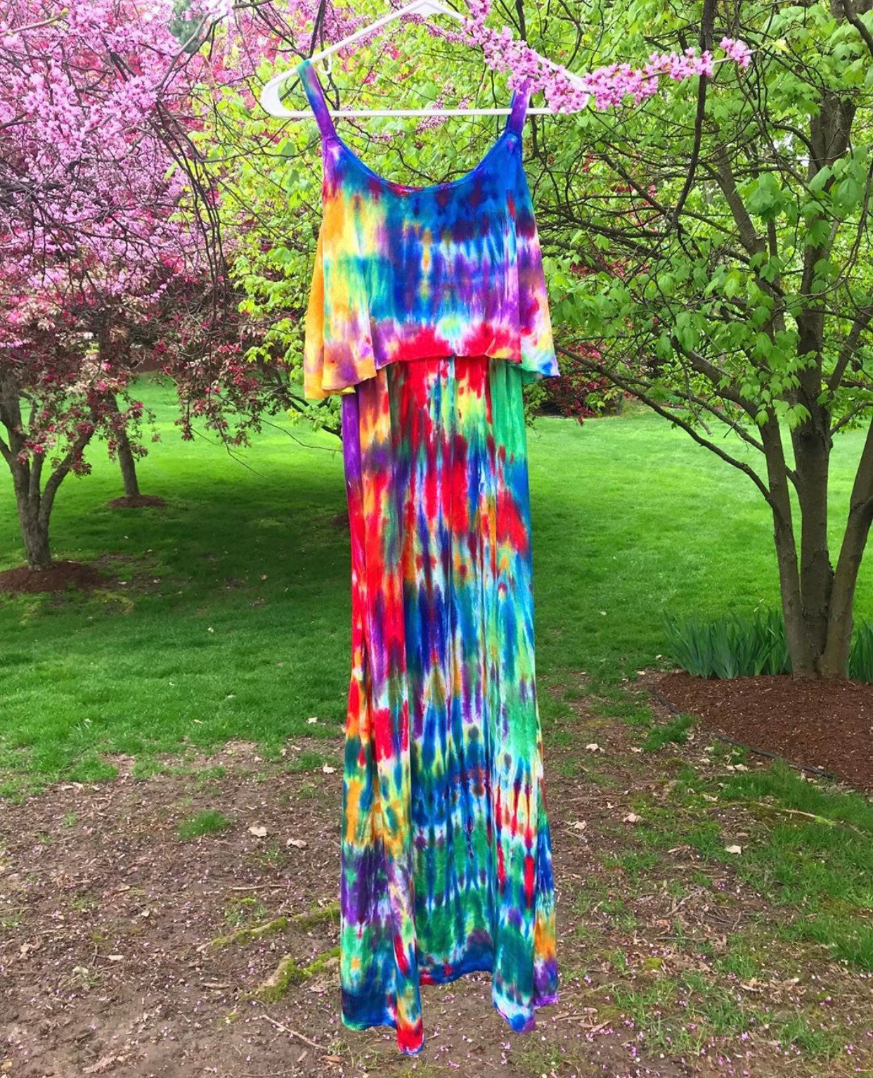 knee length dresses for ladies Sun & Rainbow Maxi Dress, Sweet Rainbow Dresses from Spool 72 main image 0