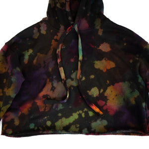 Tie Dye Cropped Hoodie