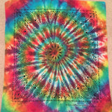 The Mystic Paisley Tie Dye Square